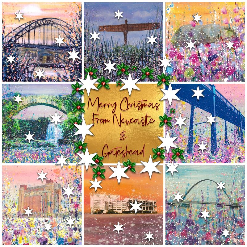 Merry Christmas From Newcastle & Gateshead Christmas Card